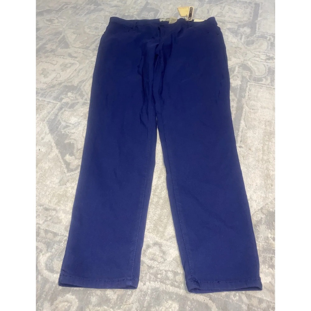 New Womens Hybrid And Co‎ Blue Pants Stretch Plus Sz 3X